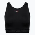 Tommy Hilfiger Mid Intensity High Neck Core черен фитнес сутиен 5