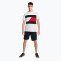Мъжка риза за обучение Tommy Hilfiger Colorblocked Mix Media S/S бяла 2