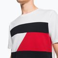 Мъжка риза за обучение Tommy Hilfiger Colorblocked Mix Media S/S бяла 4