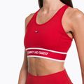 Tommy Hilfiger Mid Int Tape Racer Back червен фитнес сутиен 4
