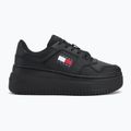 Дамски обувки Tommy Jeans Retro Basket Flatform Ess triple black 2