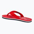 Дамски джапанки Tommy Hilfiger Global Stripes Flat Beach Sandal fierce red 3