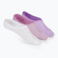 Дамски чорапи SKECHERS Non Terry No Show Liner 3 чифта white/purple