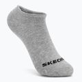 Детски чорапи SKECHERS Non Terry No Show 3 чифта white/grey 3