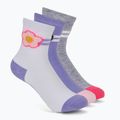 Детски чорапи SKECHERS Non Terry Crew 3 чифта purple