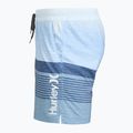 Мъжки плажни шорти Hurley Epic Ombre Volley Swim Short blue/white 3