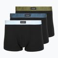 Мъжки боксерки KARL LAGERFELD Kameo Logo Trunk 3 чифта midnight/clear sky/olive
