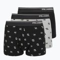 Мъжки боксерки KARL LAGERFELD Ikon Aop Trunk  3 чифта karl dot/ash black