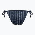 Tommy Hilfiger Cheeky String Бански костюм Долна част със странична връзка Печат на флаг верижка dark night navy 2