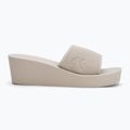 Calvin Klein дамски джапанки YW0YW01725 Beach Wedge Slide Canvas eggshell 2