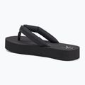 Дамски плажен сандал с плоска форма Calvin Klein YW0YW01723 Ttxr Сатенени джапанки в черно 3