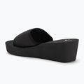 Calvin Klein дамски джапанки YW0YW01725 Beach Wedge Slide Canvas triple black 3