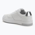 Calvin Klein дамски обувки YW0YW01765 Basket Cupsole Low Mg bright white/silver 3