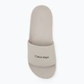 Calvin Klein мъжки джапанки HM0HM01754 Pool Slide Ck Square feather grey 5