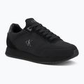 Мъжки обувки Calvin Klein YM0YM01217 Runner Sock Laceup Mg Canvas triple black