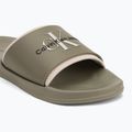 Мъжки джапанки Calvin Klein YM0YM00361 Slide Rubber Neoprene Monologo mermaid/eggshell 7