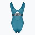 Дамски бански костюм Calvin Klein KW0KW02746 Intense Power One Piece Fashion Fit storm blue 2