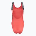 Дамски бански костюм от една част Calvin Klein KW0KW02754 Intense Power Rib Scoop Back One Piece-RP dazzling coral 2