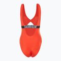 Дамски бански костюм Calvin Klein KW0KW02746 Intense Power One Piece Fashion Fit flamingo chili 2