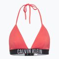 Горнище на бански костюм Calvin Klein KW0KW02750 Intense Power Rib Triangle-RP brilling coral