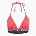 Горнище на бански костюм Calvin Klein KW0KW02750 Intense Power Rib Triangle-RP brilling coral 2
