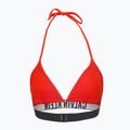 Горнище на бански костюм Calvin Klein KW0KW02854 Intense Power Triangle-RP flamingo chili 2
