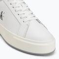 Дамски обувки Calvin Klein YW0YW01945 Basket Cups Laceup Leather bright white/black 7