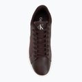 Дамски обувки Calvin Klein YW0YW01781 3 Cupsole Laceup PU MG bordeaux/ярко бяло 5