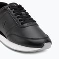 Дамски обувки Calvin Klein YW0YW01942 Retro Runner Lace Up Leather MG black/formal grey 7
