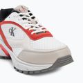 Мъжки обувки Calvin Klein YM0YM01379 Hike Runner Mesh MIX bright white/grey/flame scarlet 7