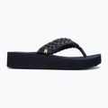 Дамски джапанки Tommy Hilfiger Wedge Cornrow Beach space blue 2