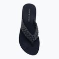 Дамски джапанки Tommy Hilfiger Wedge Cornrow Beach space blue 5
