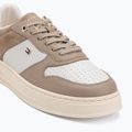 Дамски обувки Tommy Hilfiger Sporty Cupsole Tumbled Leather coastal taupe/ecru/yellow 7