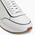 Дамски обувки Calvin Klein HW0HW02994 Retro Runner Sock Patch Leather bright white/black 7