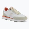 Дамски обувки Calvin Klein YW0YW01990 Retro Runner Lace Up Nylon Mg brilliant white/light cashew/pink