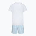 Мъжка пижама Calvin Klein LV00NM2903 classic white top/aurora stripe 2