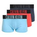 Мъжки боксерки Calvin Klein 000NB3775A Trunk 3 pairs ombre bluee/chilly bluee/punch pink