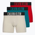 Боксерки Calvin Klein 000NB3609A Boxer Brief 3 чифта oatmeal/aged redwood/bright turquoi