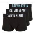 Мъжки боксерки Calvin Klein 000NB3608A Trunk 3 pairs black with harbor mist logo/ black with