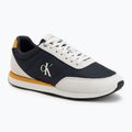 Мъжки обувки Calvin Klein YM0YM01361 Retro Runner Ess Mix Mat vaporous white/casual bluee/cooling