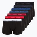 Боксерки Tommy Hilfiger Trunk WB 7 чифта blk/mid red/aegean sea/dsrt sky/blu jeans/f r/wht