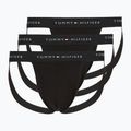 Мъжки слипове Tommy Hilfiger Cotton Jockst 3 pack black/black/black
