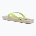 Дамски джапанки Tommy Jeans Logo Summer white clay/lime essence 3