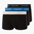 Боксерки Calvin Klein 0000U2664G Low Rise Trunk 3 чифта black/classic blue/black