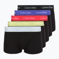 Боксерки Calvin Klein LV00NB4412 Low Rise Trunk 5 чифта black w green bloom wb/black w dazzlin