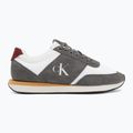 Мъжки обувки Calvin Klein HM0HM02212 Retro Runner Bans Leather Suede granite gray/white/rhubarb 2
