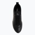 Дамски обувки Calvin Klein HW0HW03118 Retro Runner Sock PANL Leather Neo black/crystal grey 5