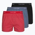Мъжки боксерки Calvin Klein LV00NB4727 Boxer Slim black/prep emblem goji berry/grisai