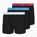 Мъжки боксерки Calvin Klein LV00NB4267 Boxer Slim black bodies w/ poseidon blue/plein
