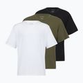 Мъжка тениска Calvin Klein LV00NB4185 Crew Neck black w/ white emb/white w/ black e